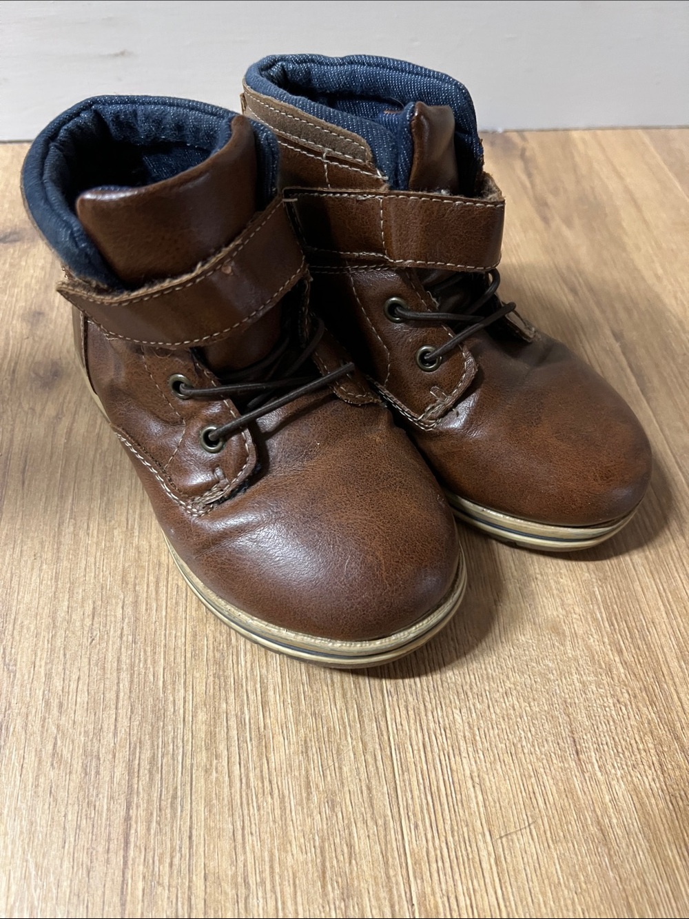 okie dokie Brown Toddler Ankle Boots